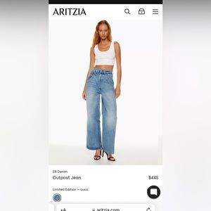 EB denim Aritzia size 23